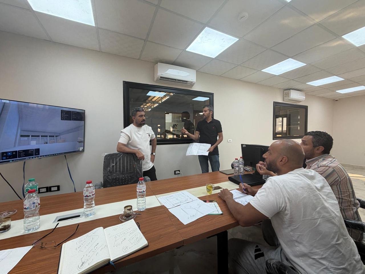 Team planning meeting